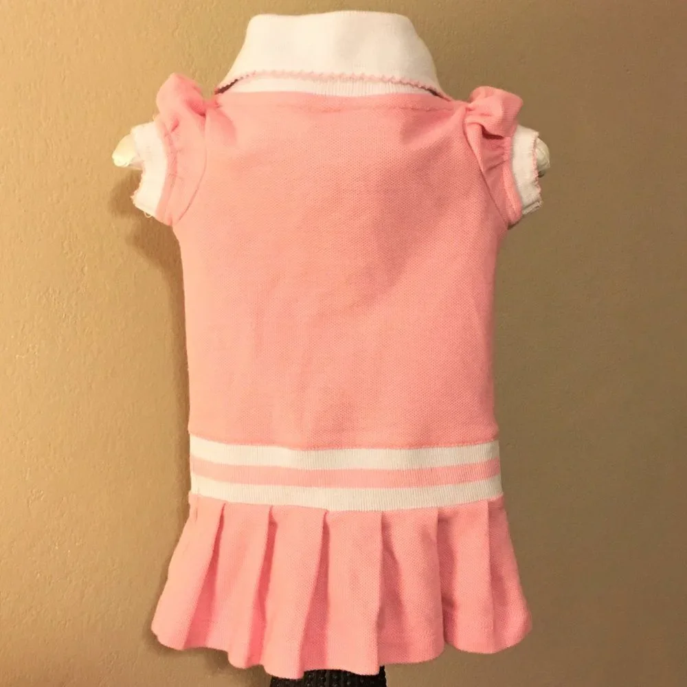 ADIDAS Detroit Baseball Fan Pink Polo Dress 0-3M - Picture 6 of 10